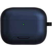 Tok kihajtható állvánnyal és karabinerrel AirPods Pro 3 készülékhez - sötétkék