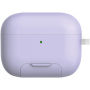 Tok kihajtható állvánnyal és karabinerrel AirPods Pro 3 készülékhez - lila