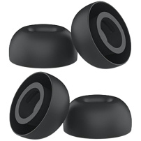 AhaStyle pót szilikon fülhallgató gumik AirPods Pro 3-hoz - M - 2 db - fekete
