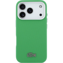 Lacoste Iconic Petit Pique Metal Logo MagSafe tok iPhone 17 Pro készülékhez - zöld