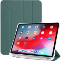 Tok origami állvánnyal és tárolóhellyel - Apple Pencil - iPad 10,9" (2022) / 11" (2025) - petróleum zöld