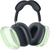 AhaStyle átlátszó fejhallgató tokok AirPods Max 1 / 2-höz - zöld