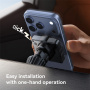 JOYROOM JR-ZS506 mágneses tartó autóba szellőzőrácsra vezeték nélküli töltéssel iPhone-hoz - fekete