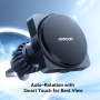 JOYROOM JR-ZS506 mágneses tartó autóba szellőzőrácsra vezeték nélküli töltéssel iPhone-hoz - fekete