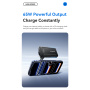 ESSAGER ES-CD48 GaN ultravékony gyorstöltő adapter USB-C / USB-A portokkal - 65W - fekete