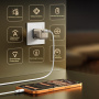 WEKOME WU-09 GaN gyorstöltő adapter USB-C porttal - 65W - narancssárga