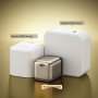 WEKOME WU-09 GaN gyorstöltő adapter USB-C porttal - 65W - narancssárga