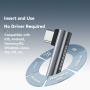 ESSAGER audio redukció - 3,5 mm jack - USB-C - szürke