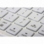 WITSPAD alumínium tok megvilágított Bluetooth billentyűzettel iPad 9,7" (2017/2018) / Pro 9,7" / Air 1 / 2-re -ezüst