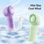 USAMS ZB354 mini tölthető ventilátor - lila