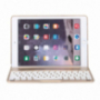 WITSPAD alumínium tok megvilágított Bluetooth billentyűzettel iPad 9,7" (2017/2018) / Pro 9,7" / Air 1 / 2-re -arany
