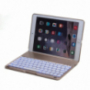 WITSPAD alumínium tok megvilágított Bluetooth billentyűzettel iPad 9,7" (2017/2018) / Pro 9,7" / Air 1 / 2-re -arany