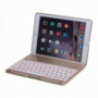 WITSPAD alumínium tok megvilágított Bluetooth billentyűzettel iPad 9,7" (2017/2018) / Pro 9,7" / Air 1 / 2-re -arany