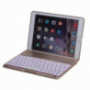 WITSPAD alumínium tok megvilágított Bluetooth billentyűzettel iPad 9,7" (2017/2018) / Pro 9,7" / Air 1 / 2-re -arany