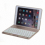 WITSPAD alumínium tok megvilágított Bluetooth billentyűzettel iPad 9,7" (2017/2018) / Pro 9,7" / Air 1 / 2-re -arany