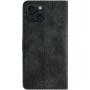 Pillangó mintás behajtható tok iPhone 15 Plus - sötétszürke