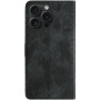 Pillangó mintás behajtható tok iPhone 16 Pro - sötétszürke