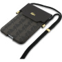 Lacoste Blend Monogram Metal Logo univerzális táska iPhone-hoz - barna