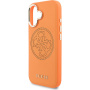 Guess Perforated 4G Logo tok MagSafe-el iPhone 17-hez - narancssárga