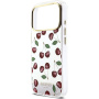 Guess Mirror Glitter Cherry tükrös tok MagSafe-szel iPhone 17 Pro-hoz - cseresznye