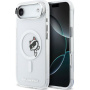 Karl Lagerfeld IML Choupette Peekaboo átlátszó tok MagSafe funkcióval iPhone Air készülékhez - víztiszta