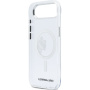 Karl Lagerfeld IML Choupette Peekaboo átlátszó tok MagSafe funkcióval iPhone Air készülékhez - víztiszta
