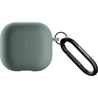 Native Union Active szilikon tok karabinerrel AirPods 4 / 5 készülékhez - menta