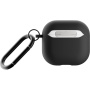 Native Union Active szilikon tok karabinerrel AirPods 4 / 5 - fekete