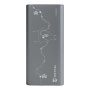 Tactical Squad Company powerbank 2x USB-C porttal - 10 000 mAh - szürke