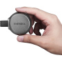 ENERGEA AluMag Trio 2 3 az 1-ben összecsukható vezeték nélküli MagSafe töltő iPhone / Apple Watch / AirPods készülékekhez - 25W - sötétszürke