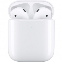 Eredeti vezeték nélküli fülhallgató vezeték nélküli tokkal Apple AirPods (2019) - fehér