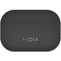 FIXED Silky ultravékony szilikon tok AirPods Pro 3-hoz - fekete