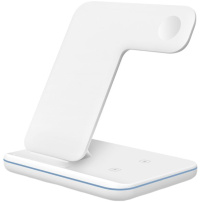 3 az egyben vezeték nélküli gyors töltőállomás - iPhone / Apple Watch / AirPods - fehér