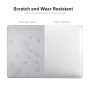 ENKAY 3 az 1-ben fényes tok ultra vékony EU billentyűzet tokkal és portvédő dugókkal MacBook Neo (A3404) készülékhez - átlátszó