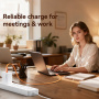 USAMS SJ783 fonott töltő- és adat Kábel háttérvilágítással - USB-C - USB-C - 1,2 m - narancssárga