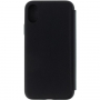 Maserati Granlusso flip cover tok iPhone X / XS - fekete