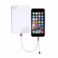 2az1-ben átalakító Lightning-ról 3,5 mm jack-re + USB port Apple iPhone / iPad-re - arany rózsaszín