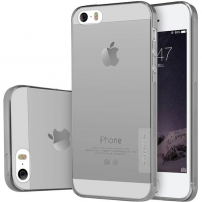 Nillkin Nature átlátszó tok Apple iPhone 5 / 5S/ SE (2016) - szürke