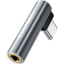 ESSAGER audio redukció - 3,5 mm jack - USB-C - szürke