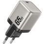 WEKOME WU-09 GaN gyorstöltő adapter USB-C porttal - 65W - szürke