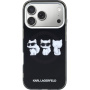 Karl Lagerfeld IML Choupette Trio Watercolor MagSafe tok iPhone 17 Pro Max készülékhez - fekete