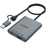 ONTEN M201 3 az 1-ben videó és audió Redukció - HDMI / VGA / 3,5 mm jack USB-C / USB-A - szürke