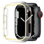 xDfind átlátszó behajtható tok világító kerettel Apple Watch 41mm - narancssárga