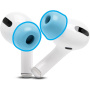 XDcase tartalék memóriahabos fülillesztékek tisztító pálcikával AirPods Pro 1 / 2 fülhallgatóhoz - S/M/L - kék