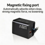 Adapter készlet USB-C / USB-A portokkal és kihúzható USB-C kábellel - 80W - sárga