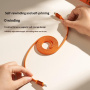 MOMAX DC88 Mag.Link mágneses töltő- és adatkábel - USB-C - USB-C - 1 m - narancssárga