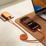 MOMAX DC88 Mag.Link mágneses töltő- és adatkábel - USB-C - USB-C - 1 m - bézs