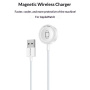 Yesido DX33 mágneses töltőkábel - USB-A mágneses töltőkorong Apple Watch-hoz - 1 m - fehér