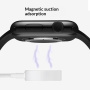 Yesido DX33 mágneses töltőkábel - USB-A mágneses töltőkorong Apple Watch-hoz - 1 m - fehér