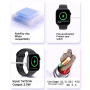 Yesido DX33 mágneses töltőkábel - USB-A mágneses töltőkorong Apple Watch-hoz - 1 m - fehér
